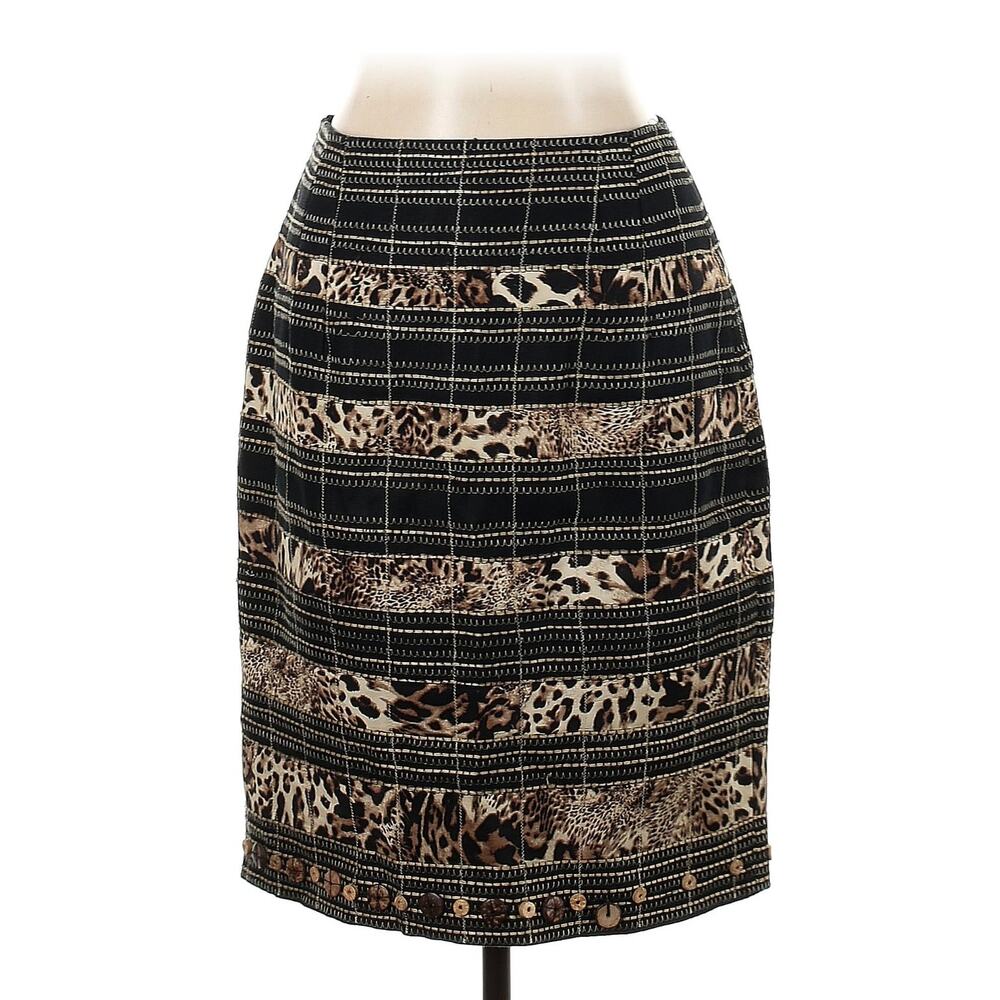 Vintage W by Worth Skirt, Animal Print, Mob Wife, Retro Glam, Office Siren, 10